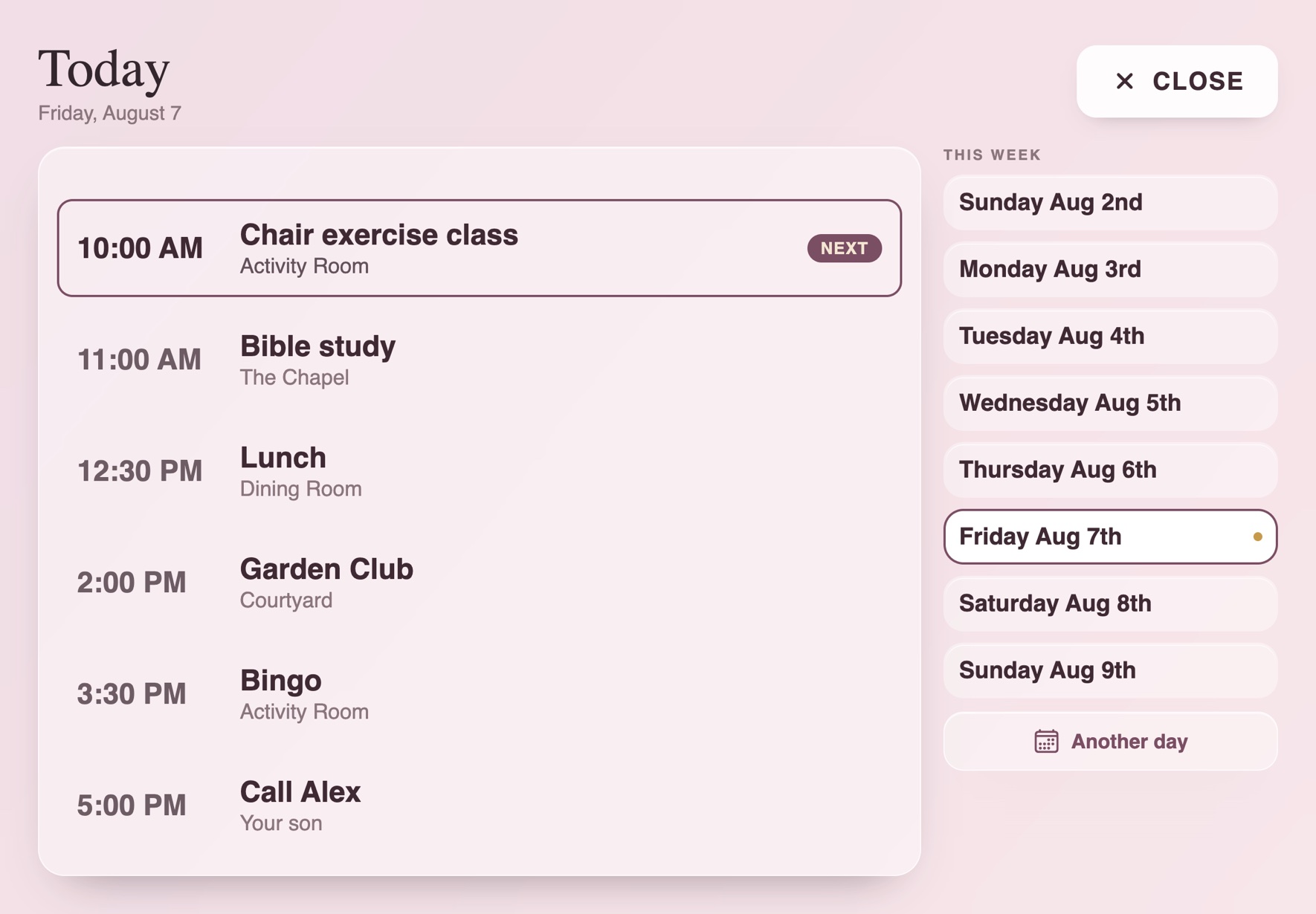 Idyll — app screen