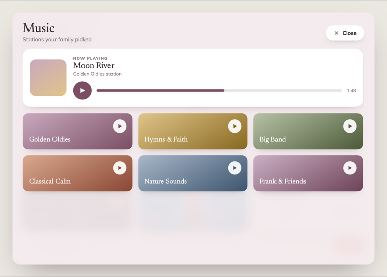 Idyll — app screen